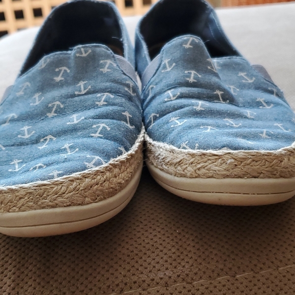 Bass Anchor Nautical Espadrille Canvas Shoe - Picture 3 of 3